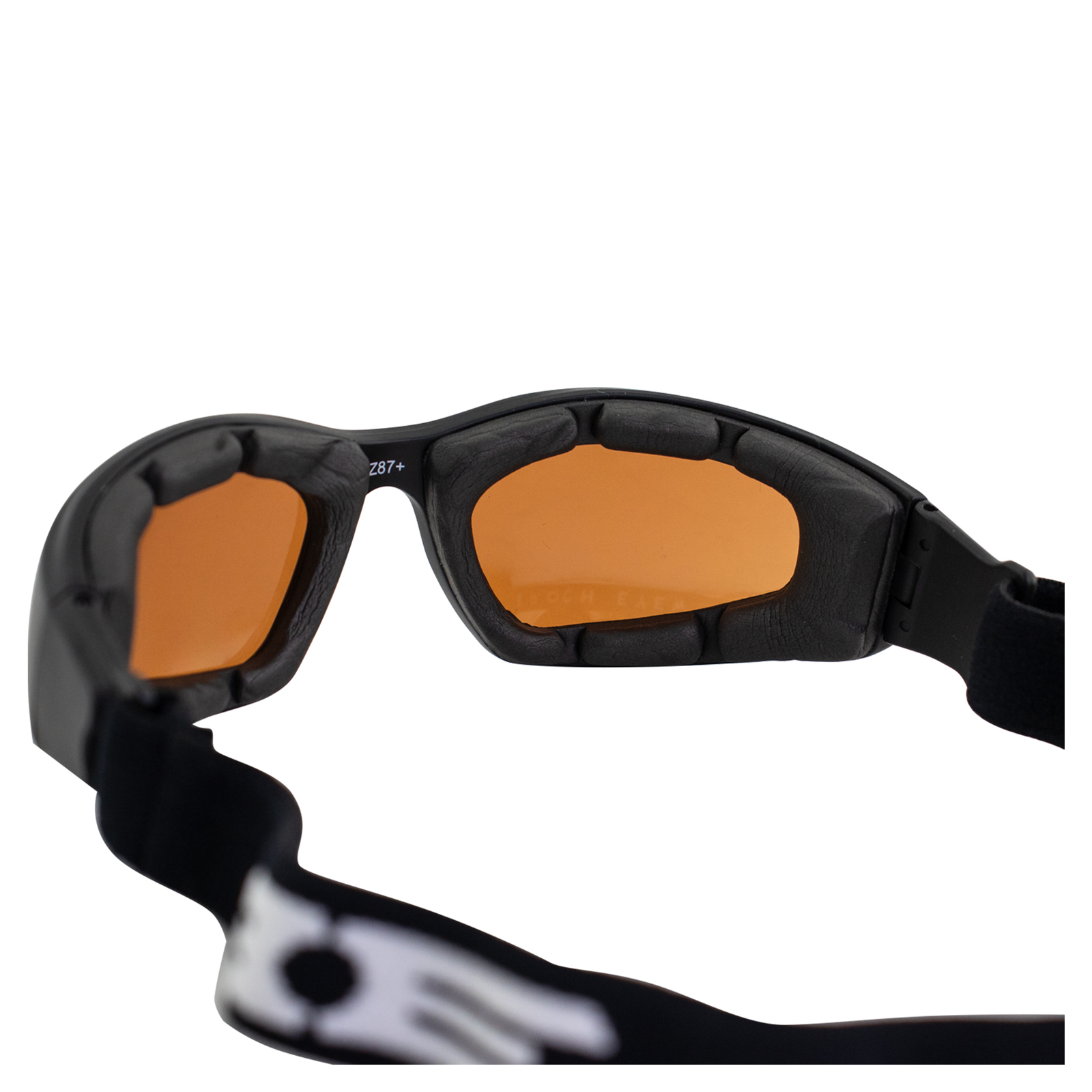 3 Pairs of Epoch Black Motorcycle Goggles with Amber Clear and Smoke Lenses