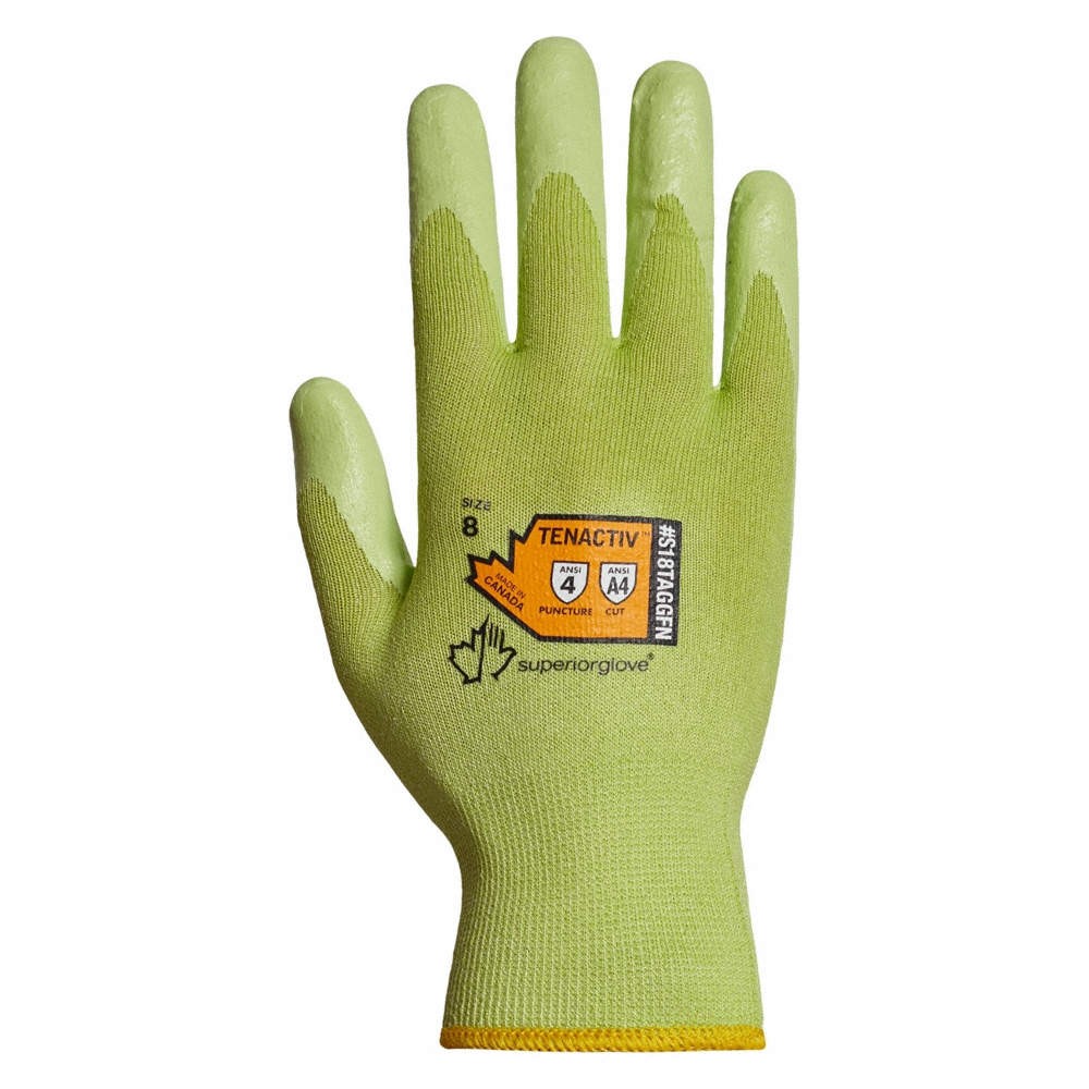 SUPERIOR GLOVE S18TAGGFN11 Cut-Resistant Gloves,Glove Size 11,PR 55NC94