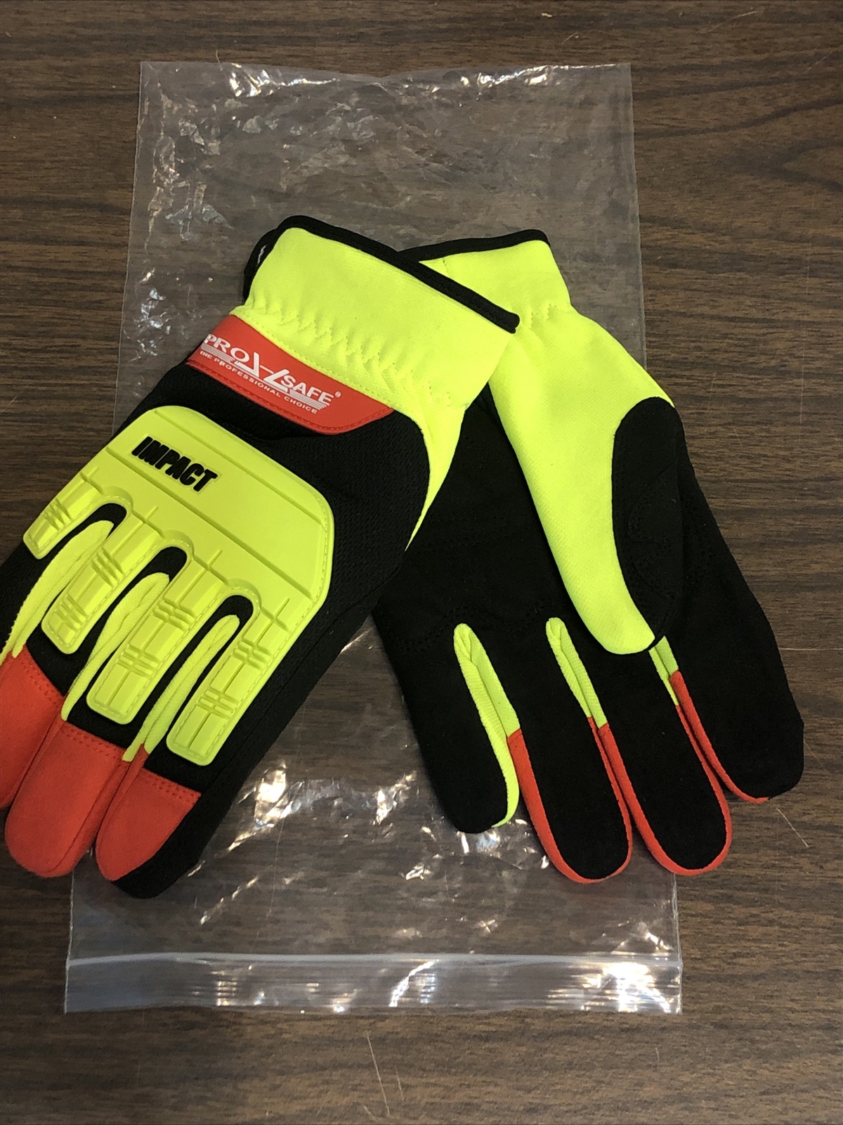 **NEW** PRO SAFE Mechanic Tactical EMT PPE Work Glove HI VIZ YELLOW MEDIUM