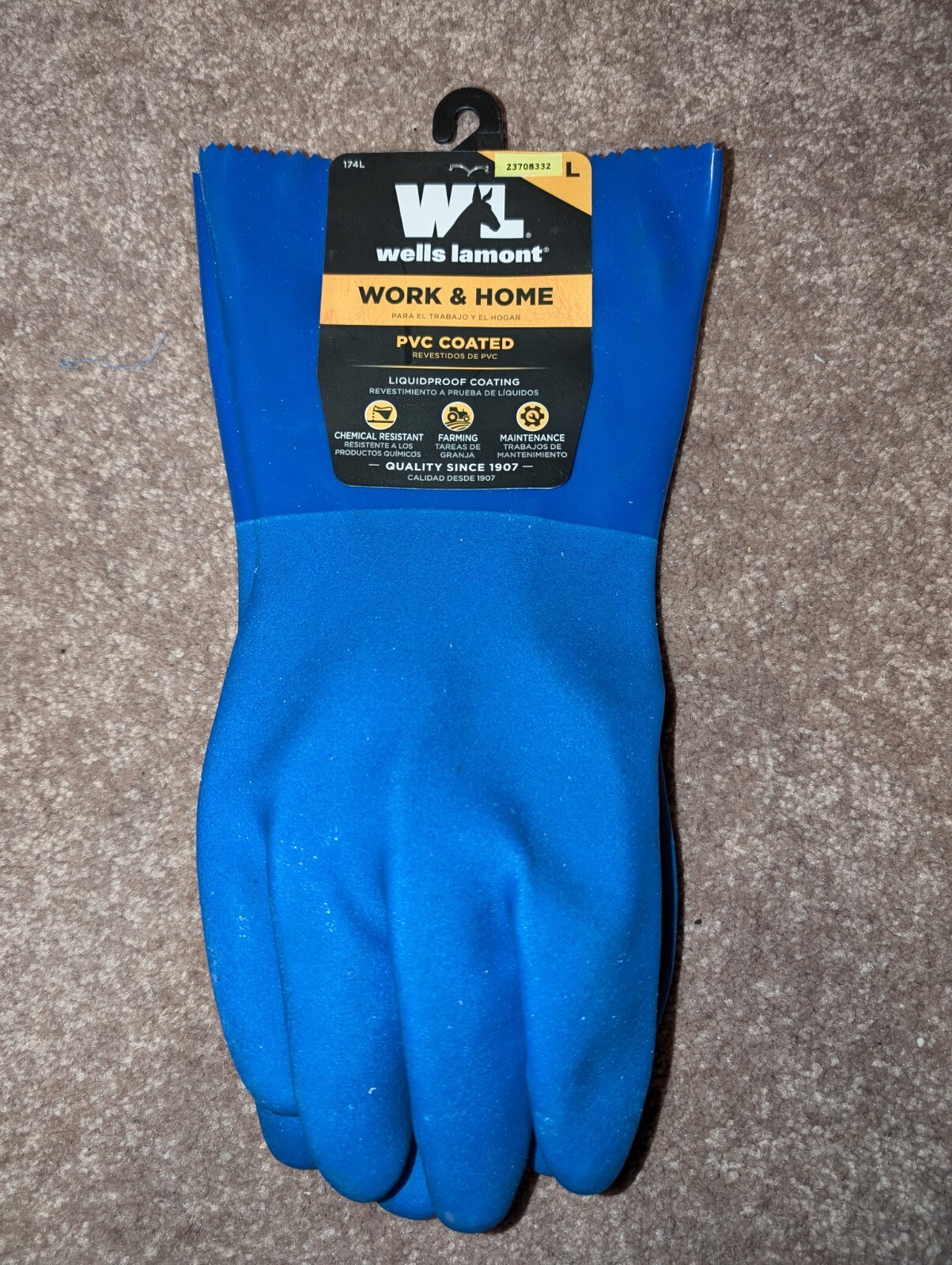 Chemical-Resistant Glove,No 194, Wells Lamont Corp