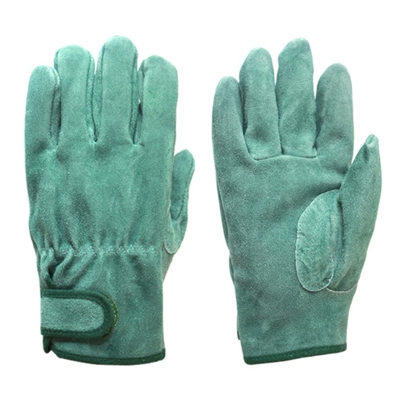 Comfortable Leather Gloves Work Gloves for Climbing and Heavy Lifting Protection