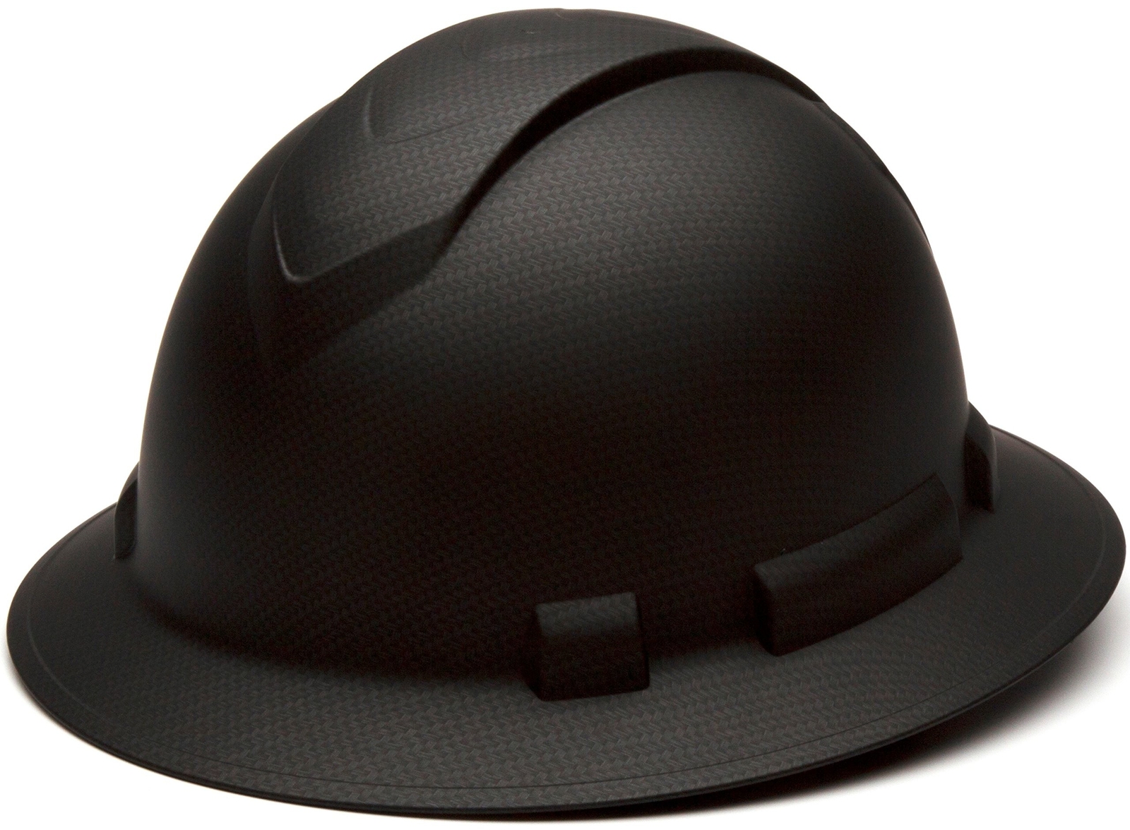 Pyramex Ridgeline Full Brim Hard Hat Black Graphite Pattern One Size