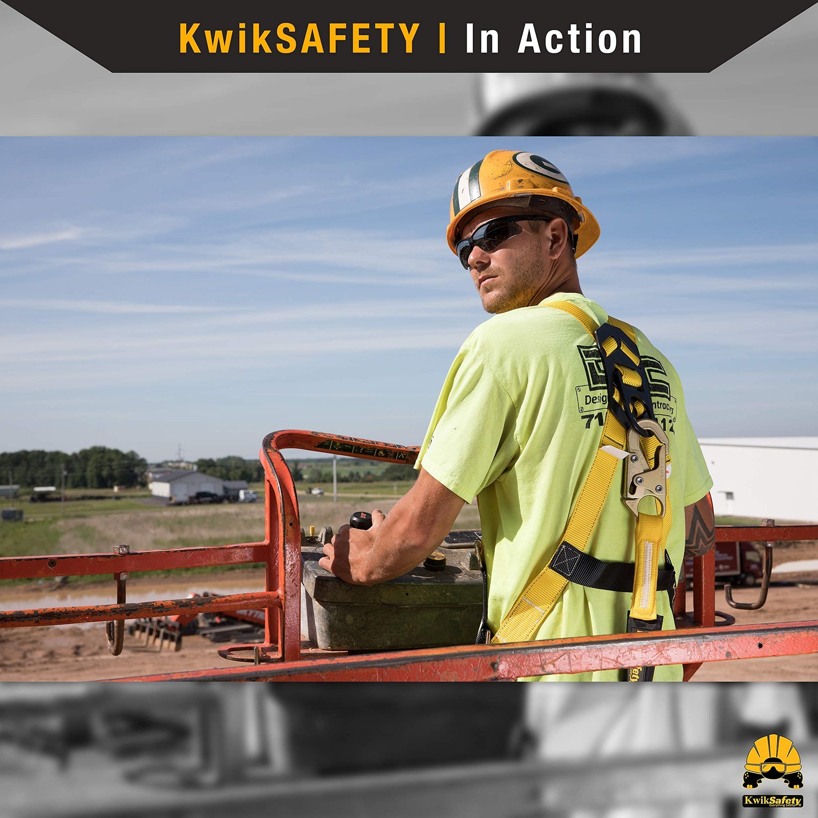 Kwiksafety Scorpion 4 Pack Safety Body Fall Protection W/ 6Ft Tubular Ansi