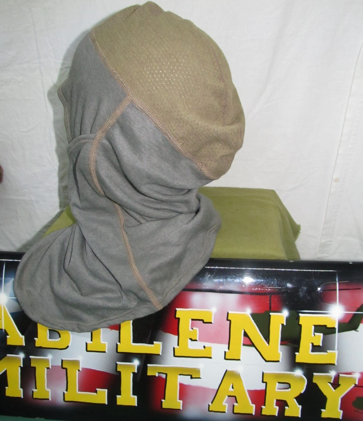 US Military Issue Anti-Flash Hood Balaclava Flame Resistant Gray Lightweight