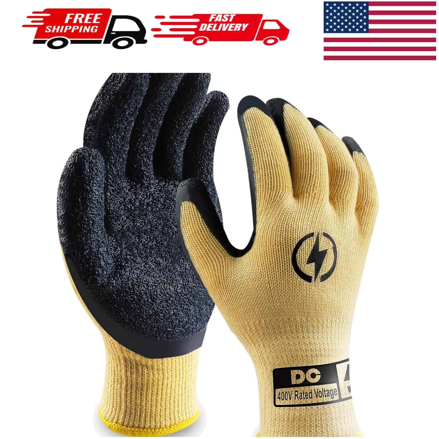 High Voltage Electrical Insulated Work Gloves – Safety Gloves for Electricians