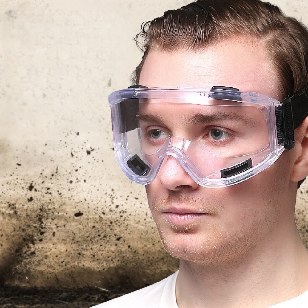Dust Half Face Mask With Goggles Filter Anti-Dust/Gas Respirator 3200 Reusable