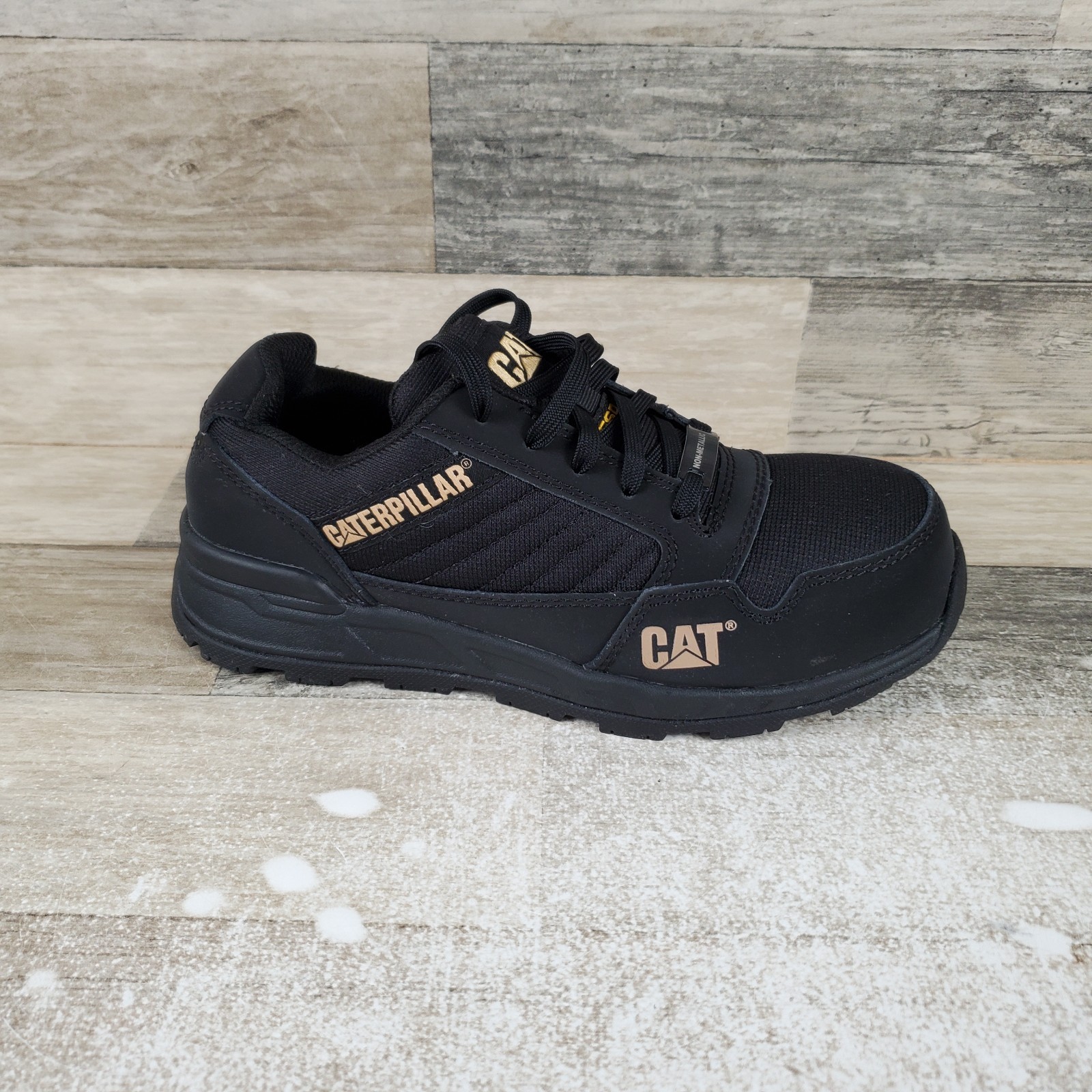Cat Caterpillar Venward Womens Dissipative Work Shoes Sz 5 Black Composite Toe
