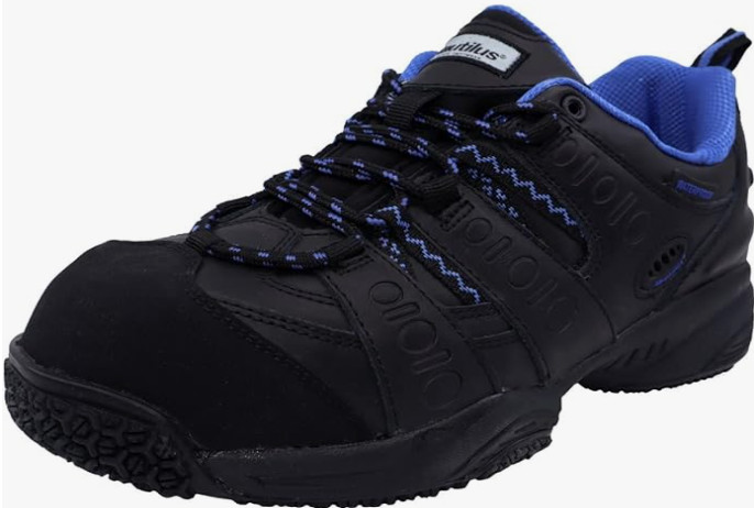 Nautilus Women’s 2161 Waterproof Athletic Work Shoes Composite Toe Black 7 W