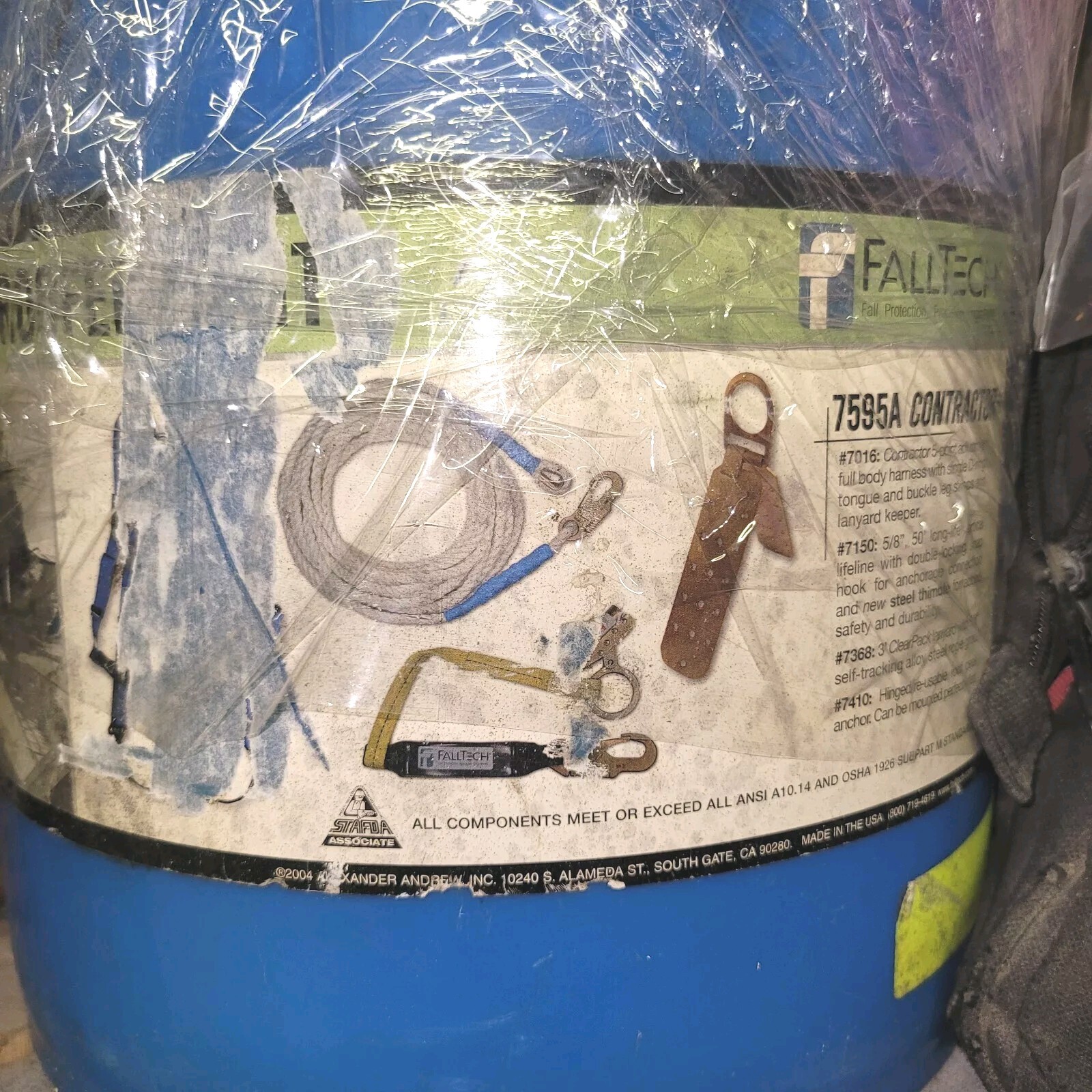 Falltech 7595A Contractor Plus Roofer’s Kit In Original Bucket C-X. New Other.