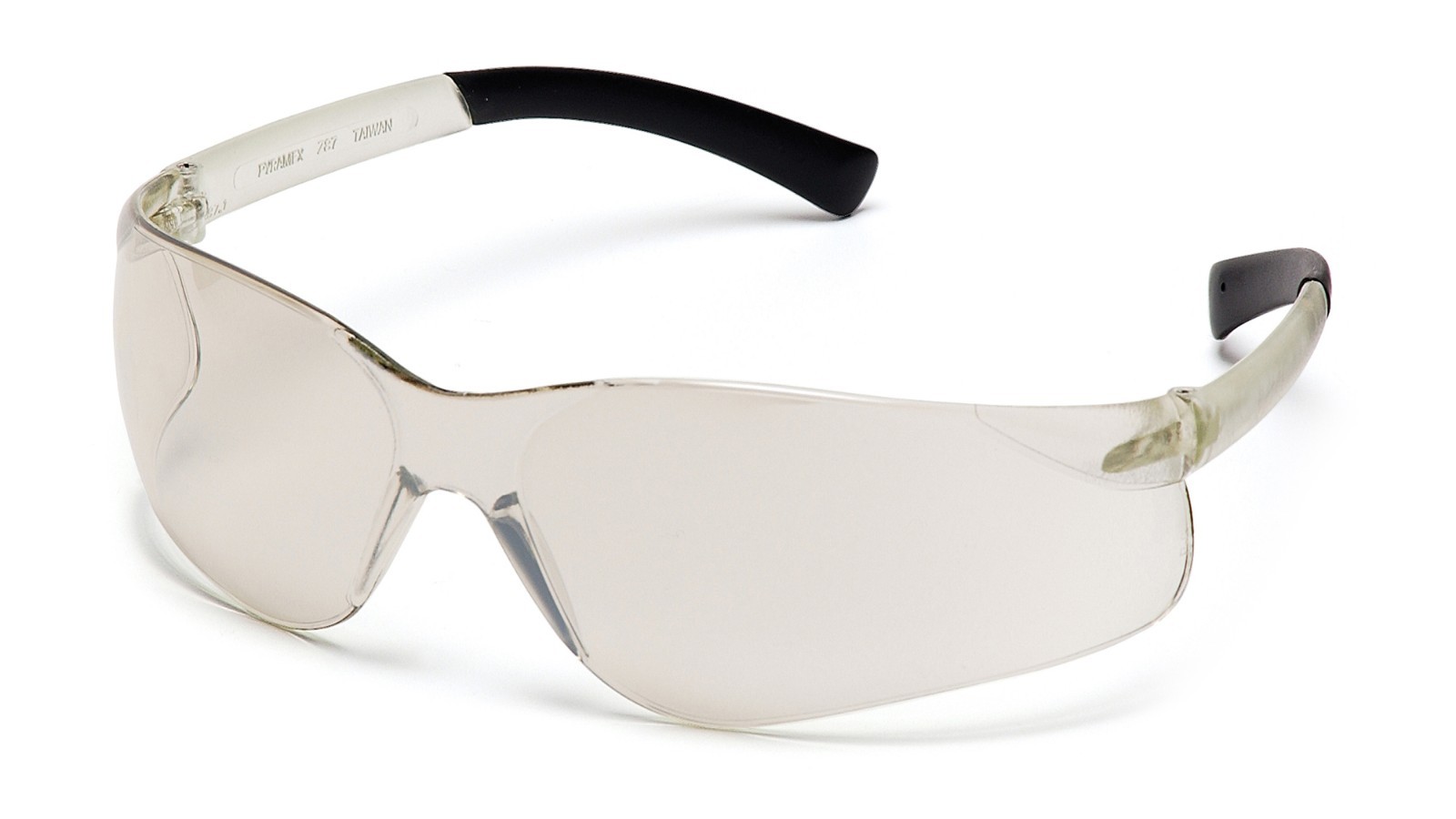 Pyramex Ztek Safety Glasses, I/O Mirror Lens, Clear Frame, 12 Pack (S2580S)