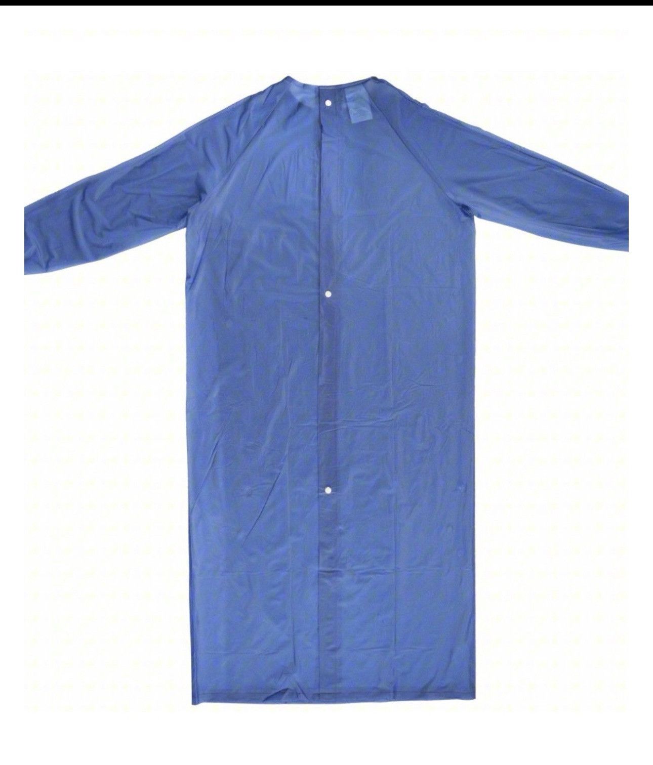 NEW BOX OF 30 CONDOR Vinyl Coat Sleeve Apron, Blue, 55 In., Size Large