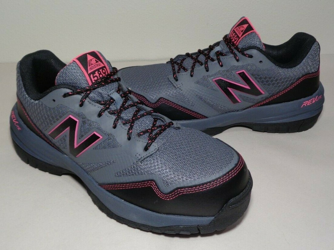 New Balance Size 9 M 589v1 Gray Pink Safety Toe Sneakers New Women’s Work Shoes