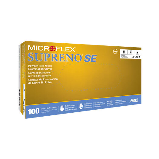 Ansell MICROFLEX Supreno SE SU-690 Nitrile Gloves, X-Large, 100-Pack