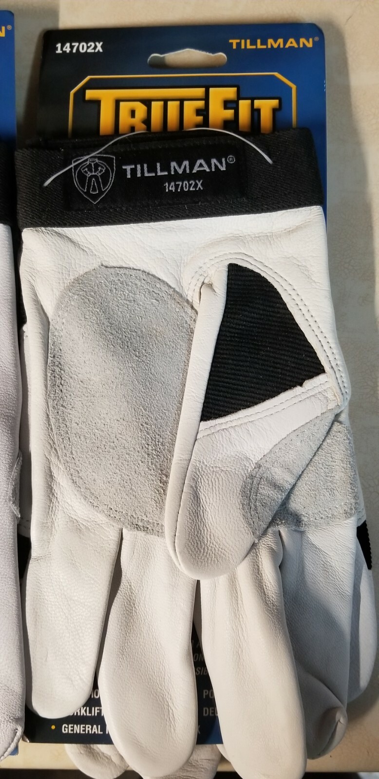 Tillman TrueFit Top Grain Goatskin Performance Gloves 14702XL- 2XL Lot of 2