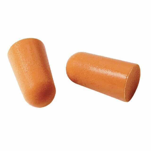 25 Pair 3M 1100 Orange Foam Ear Plugs Noise Reduction Shooting Racing Work Sleep