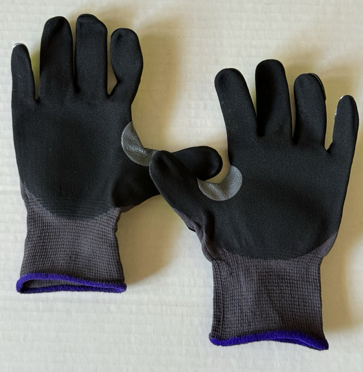 Ansell Ringers R-840 Black Impact Resistant Gloves Size 6 Lot of 4 Pairs NIP