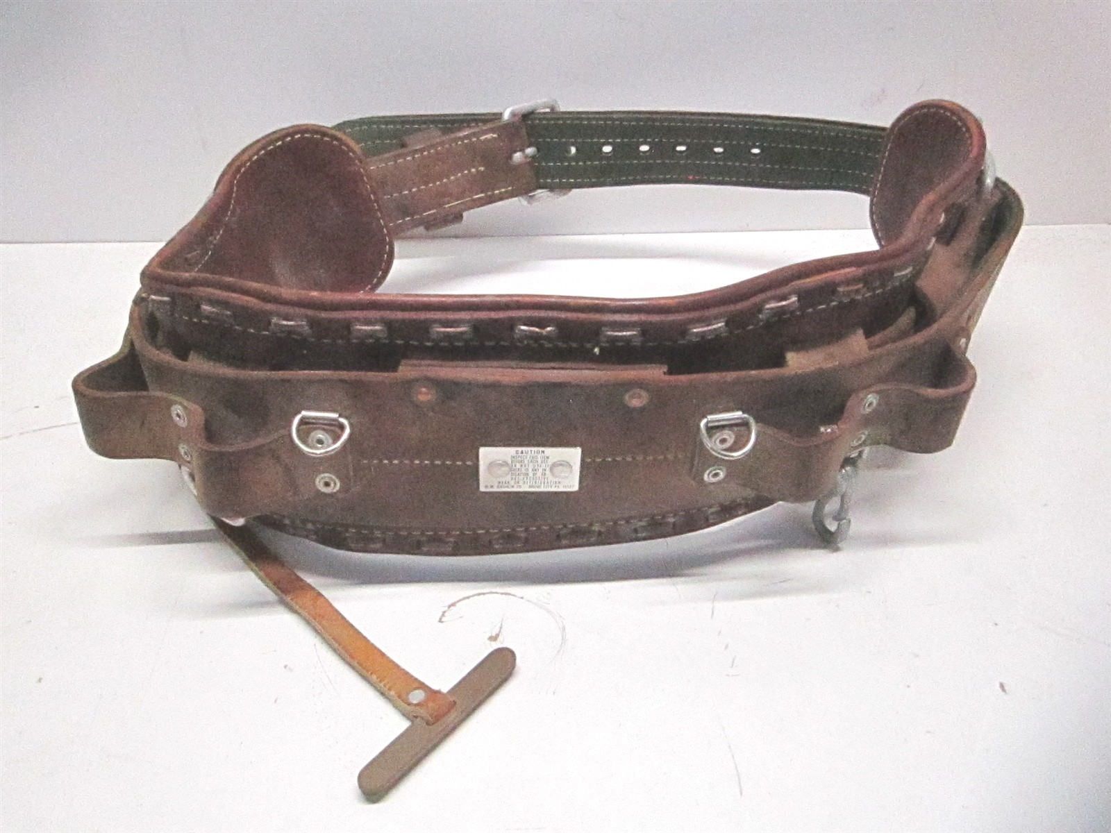 Bashlin No. 88 Size D26 Code K Lineman Pole Body Climbing Tool Belt