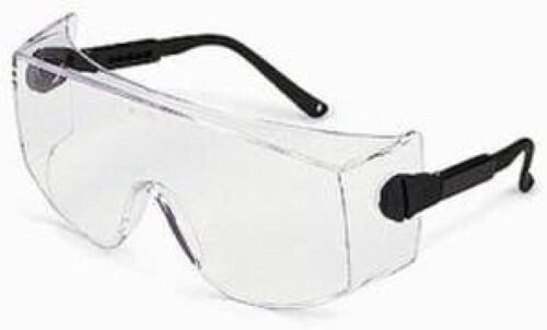 Gateway 6880 Clear Safety Glasses Anti-Scratch Lens Rubber Frame PPE