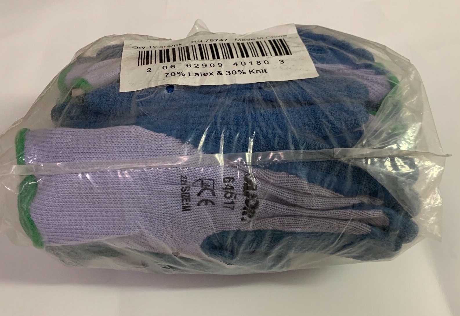 RADNOR WORK GLOVES 6290940180 PACK OF 12 NIP SIZE MEDIUM