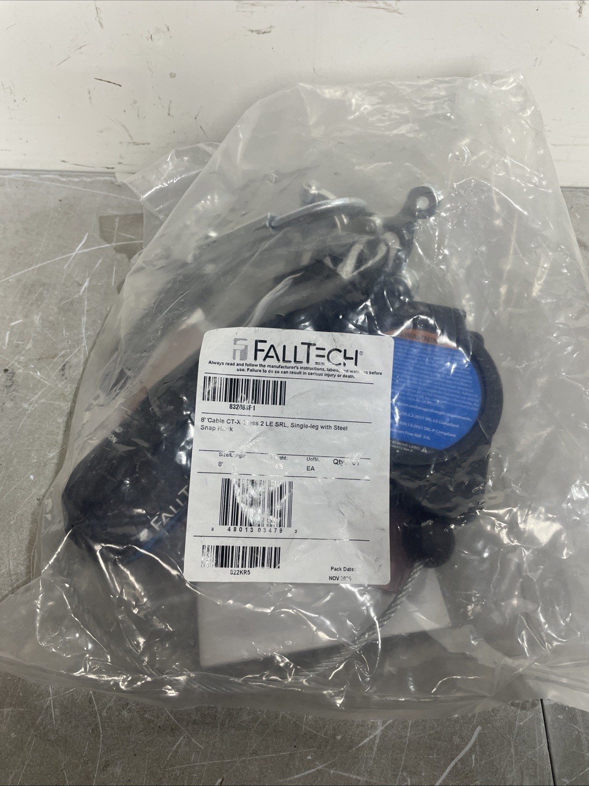 Falltech FT-X EdgeCore Class 2 Leading Edge Mini 8′, 84108SP1 Fall Protection