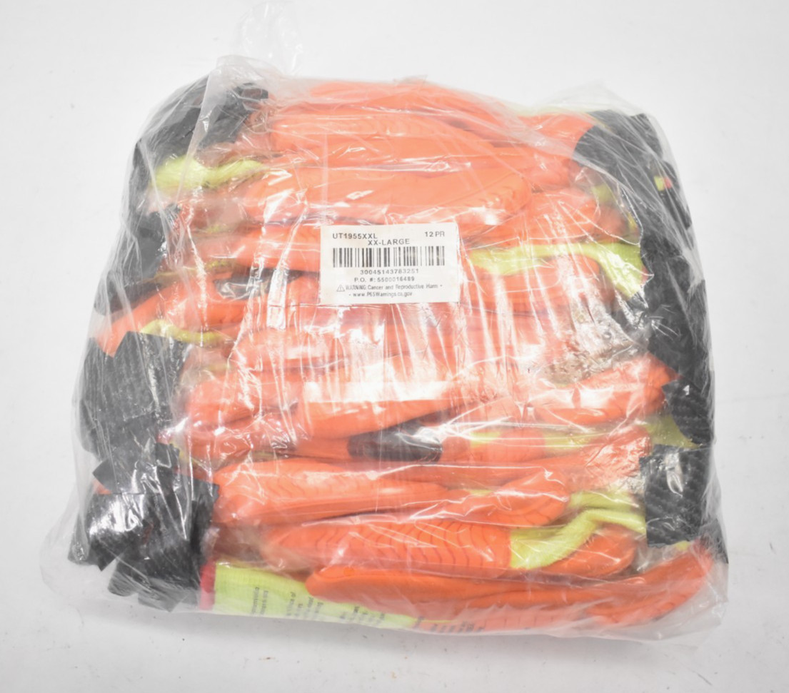 Lot of 12 Pairs MCR Safety UT1955XXL Ultra Tech Gloves A5 Cut Resistant Impact