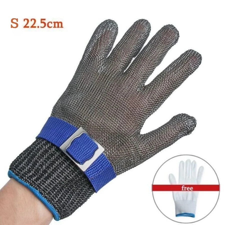 1pc Cut Proof Stab Resistant Stainless Steel Mesh Butcher Kitchen Safety Glove