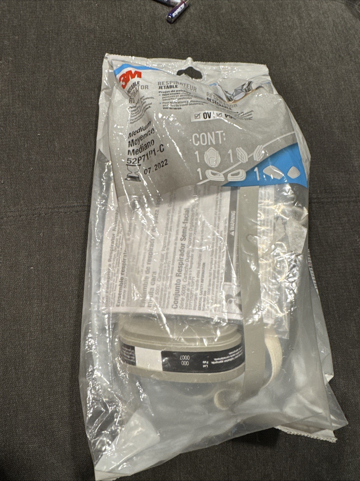 3M Paint respirator 52P71P1-C Medium