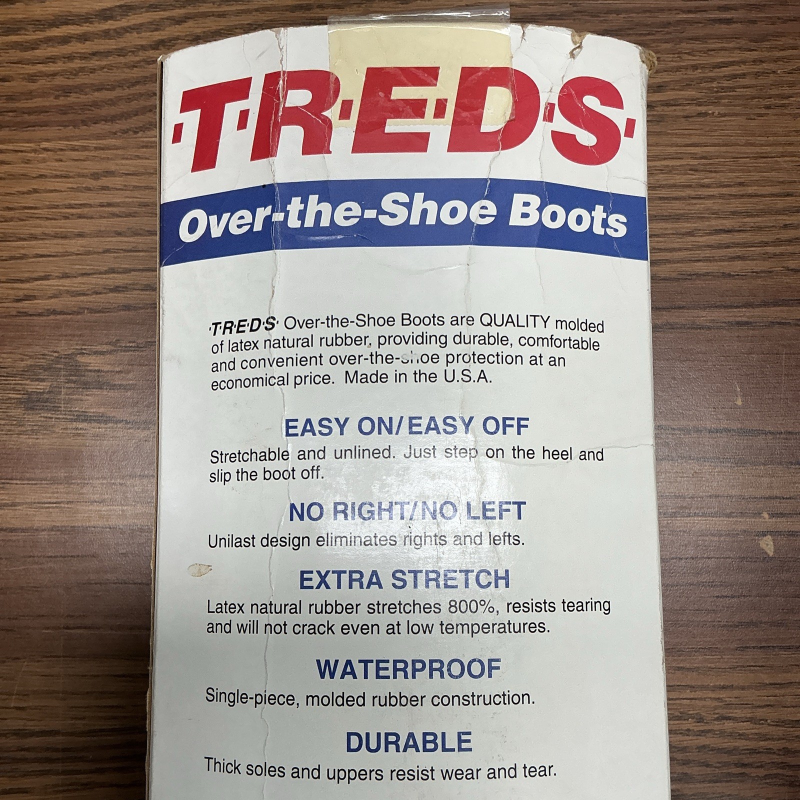 Treds 12″ Overboot Over-the-Shoe Boots Black Style 14900 Size S Fits 5-7