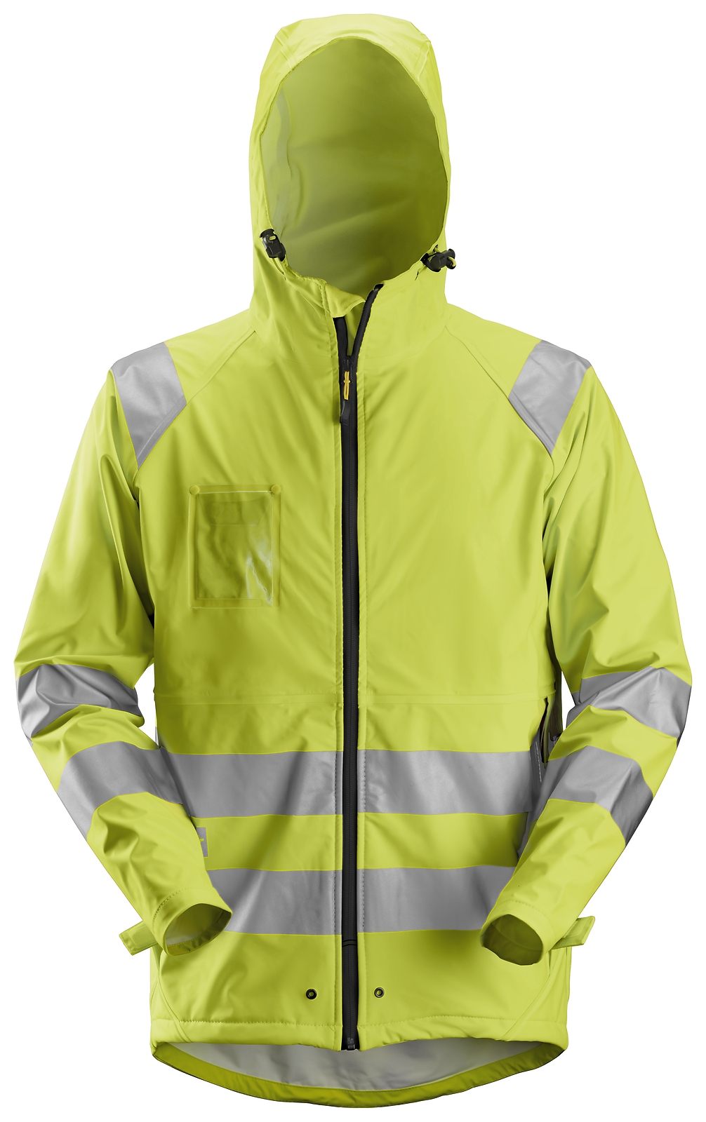 High Visibility PU Rain Jacket Grade 3, Yellow, L