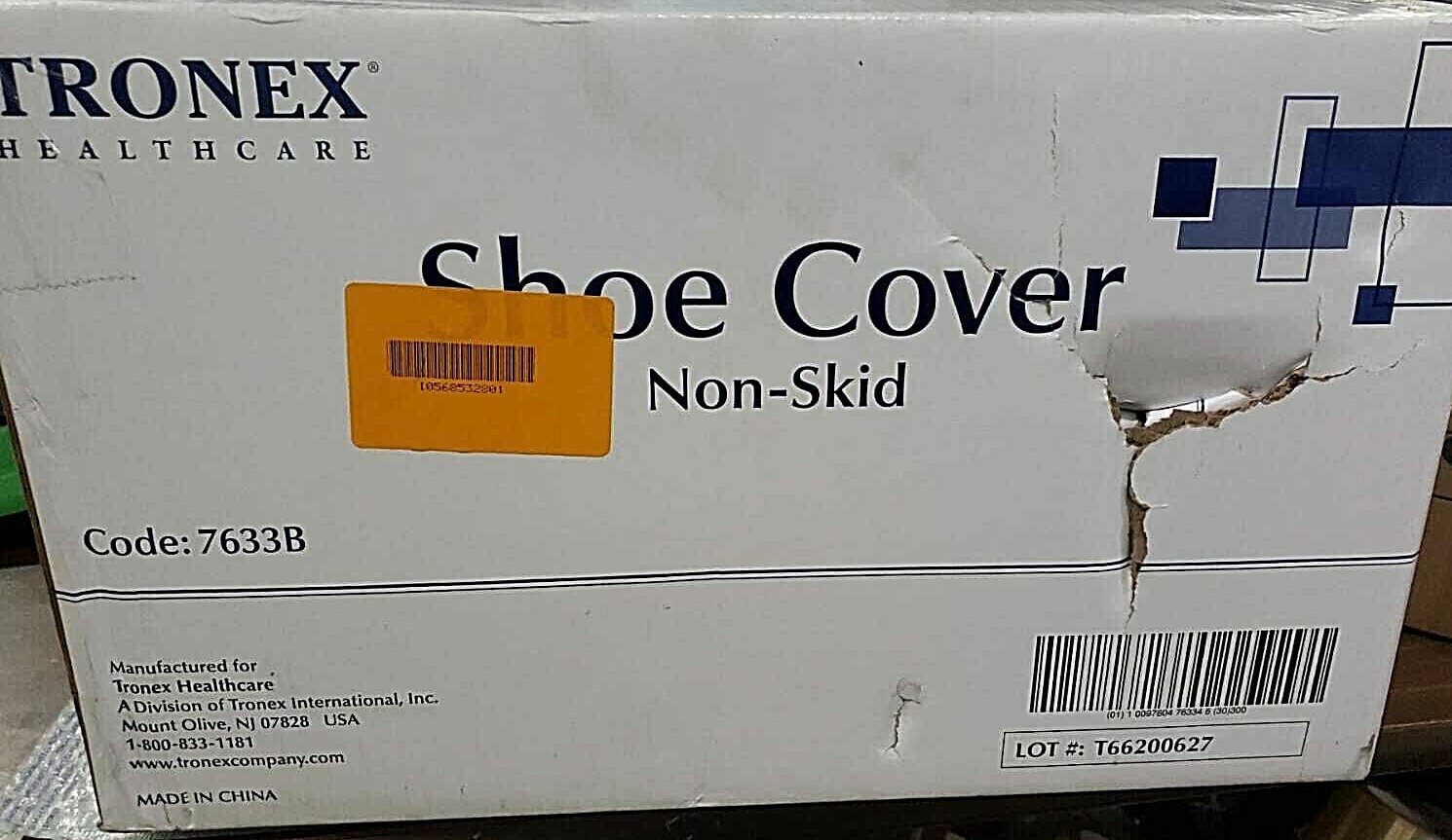 TRONEX HEALTHCARE SHOE COVER NON-SKID 7633B ~ 300 COVERS