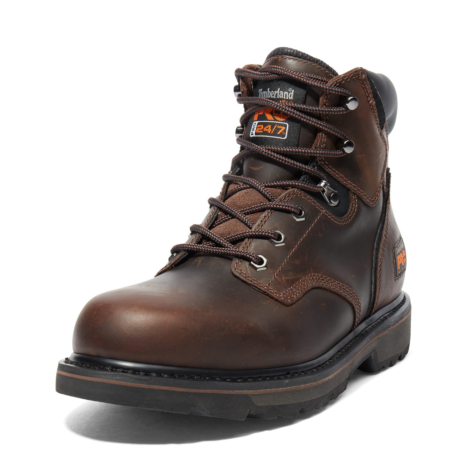 Timberland Pro Pit Boss TB133046214 Mens Brown EH Soft Toe 6″ Work Boots MEW1766