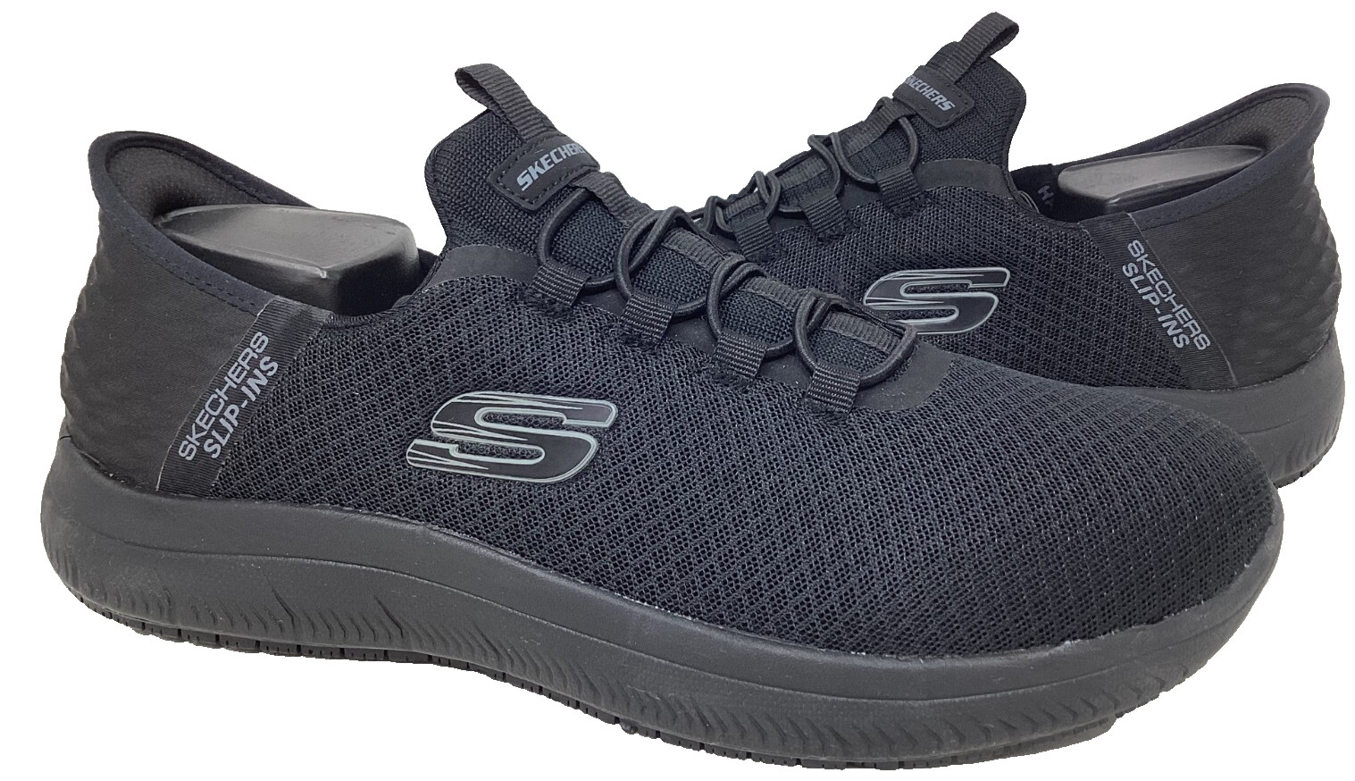 Skechers Men’s Slip-Ins Work SR Summits Colsin Shoes Black Wide Size:9.5 145Q