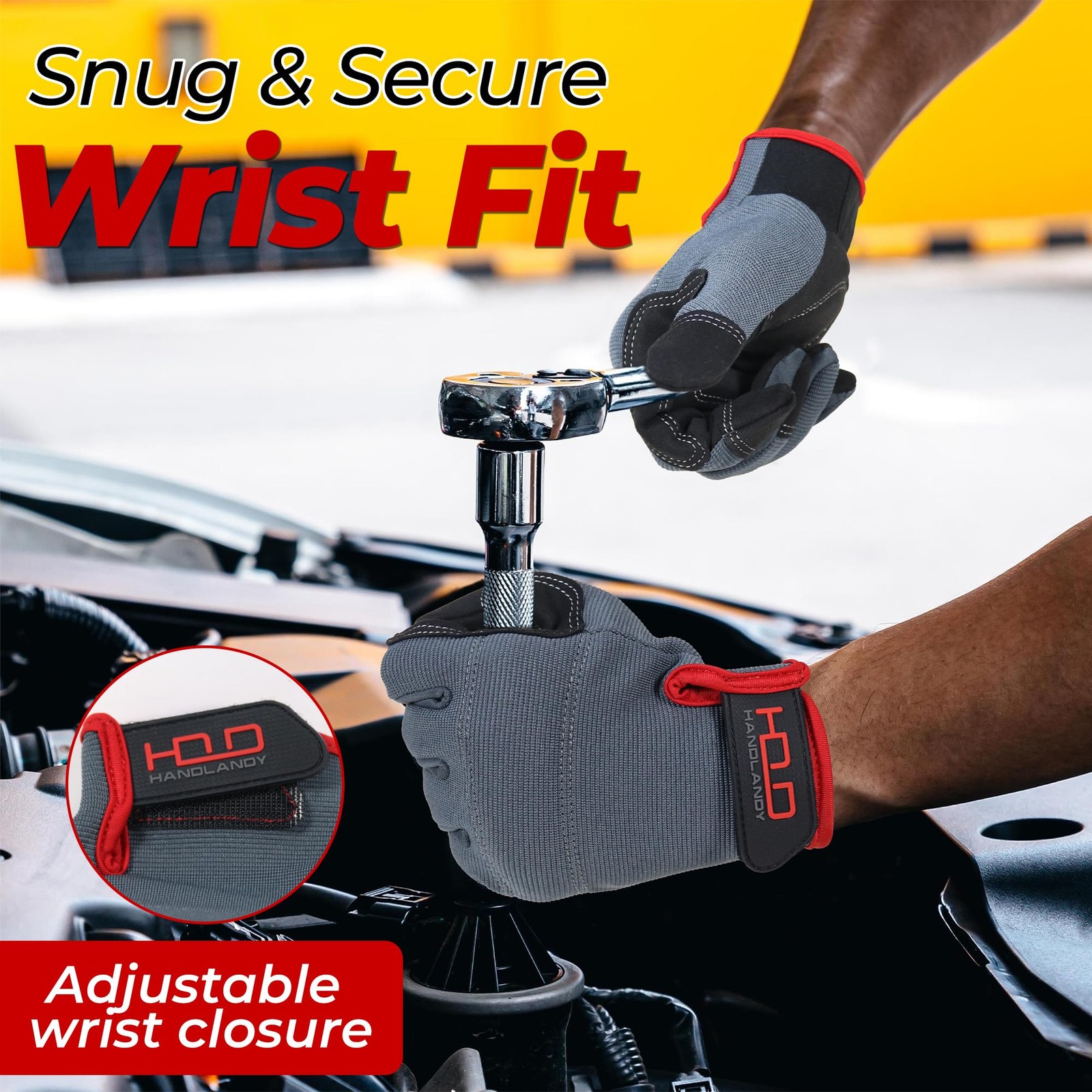 Work Gloves for Men & Women Utility Mechanic Working Gloves Touch Screen