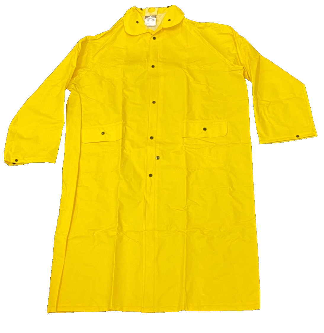 MCR Safety Classic Coat with Detachable Hood PVC/Polyester Yellow 49″ 200CX2