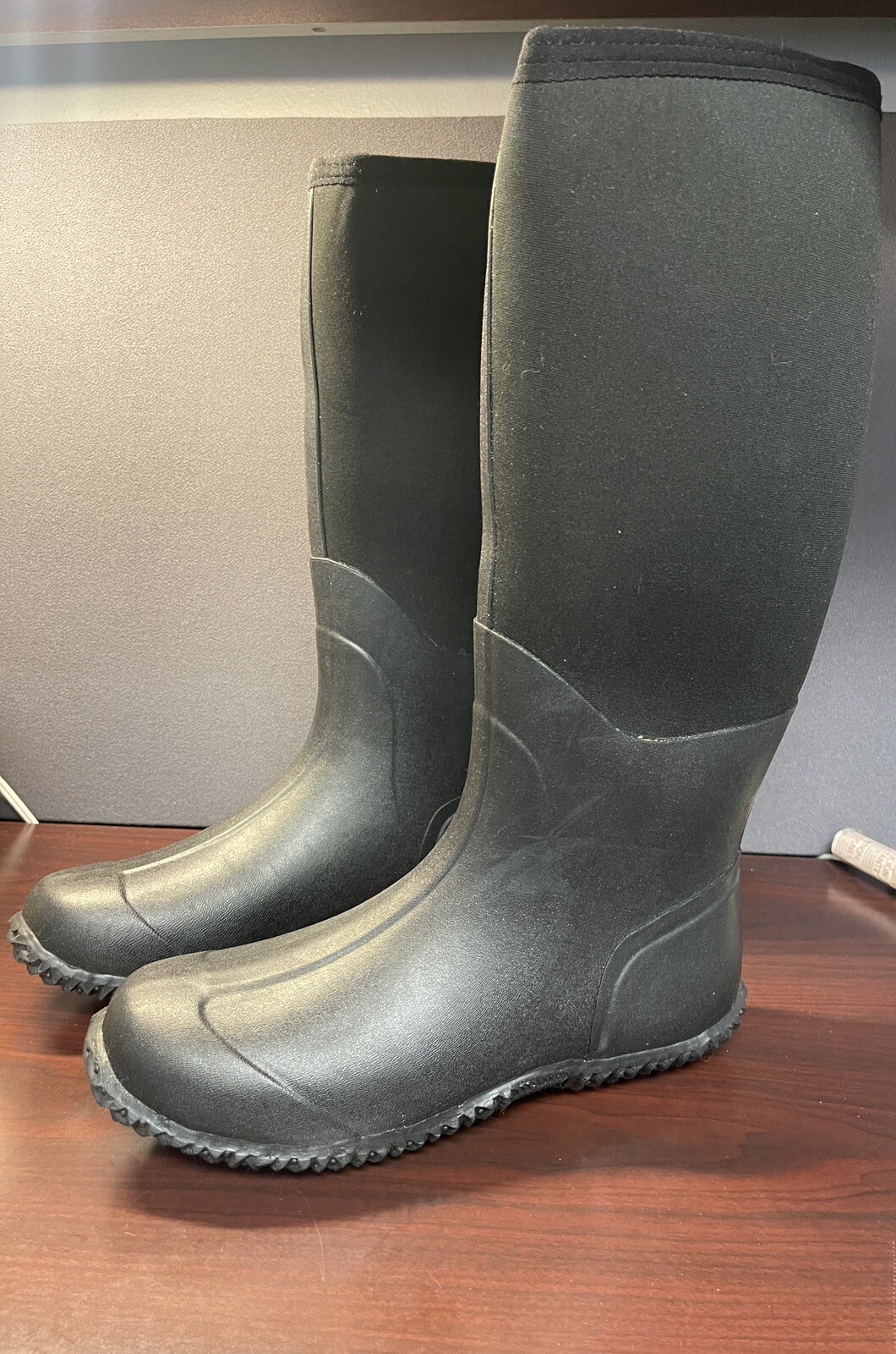 WTW Rubber Rain Boots for Men Multi-Season Waterproof Insulated Sz 9