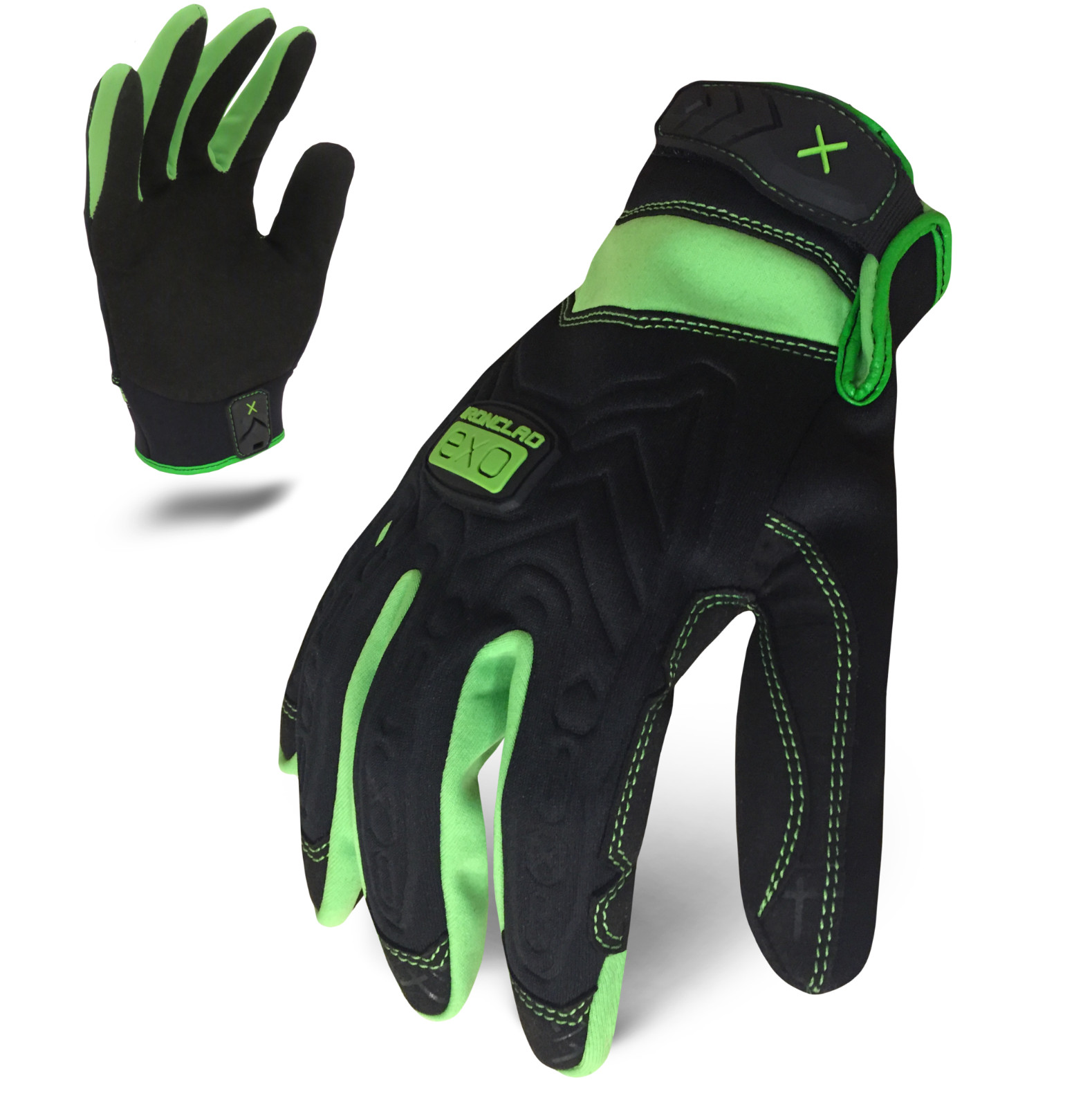 IronClad Gloves EXO2-NMTW Motor Winter Embossed Neoprene Green – Select Size