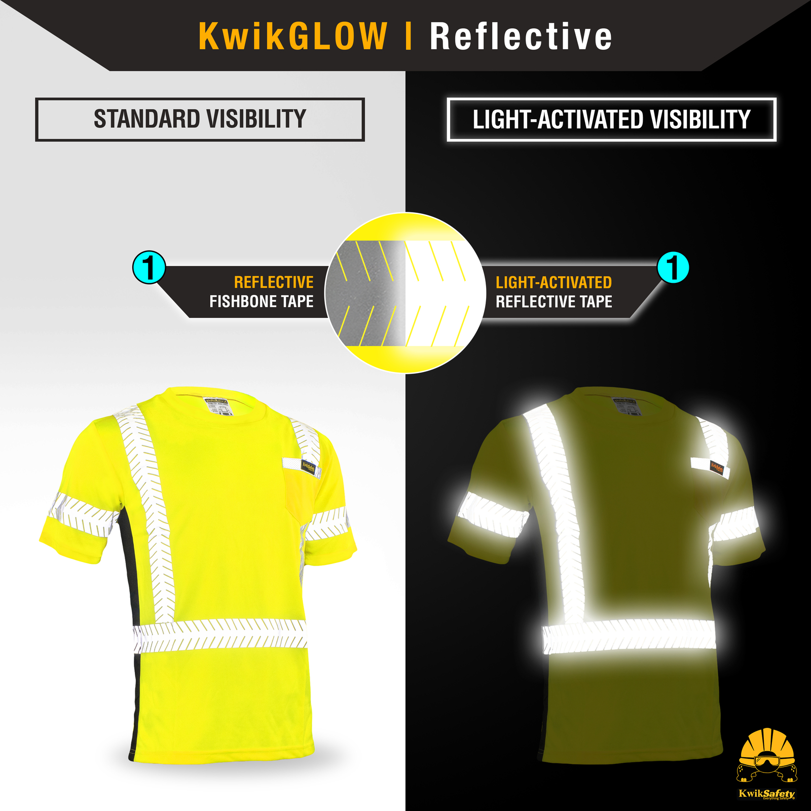 KwikSafety RENAISSANCE MAN Reflective ANSI Class 2 Short Sleeve Safety Shirt