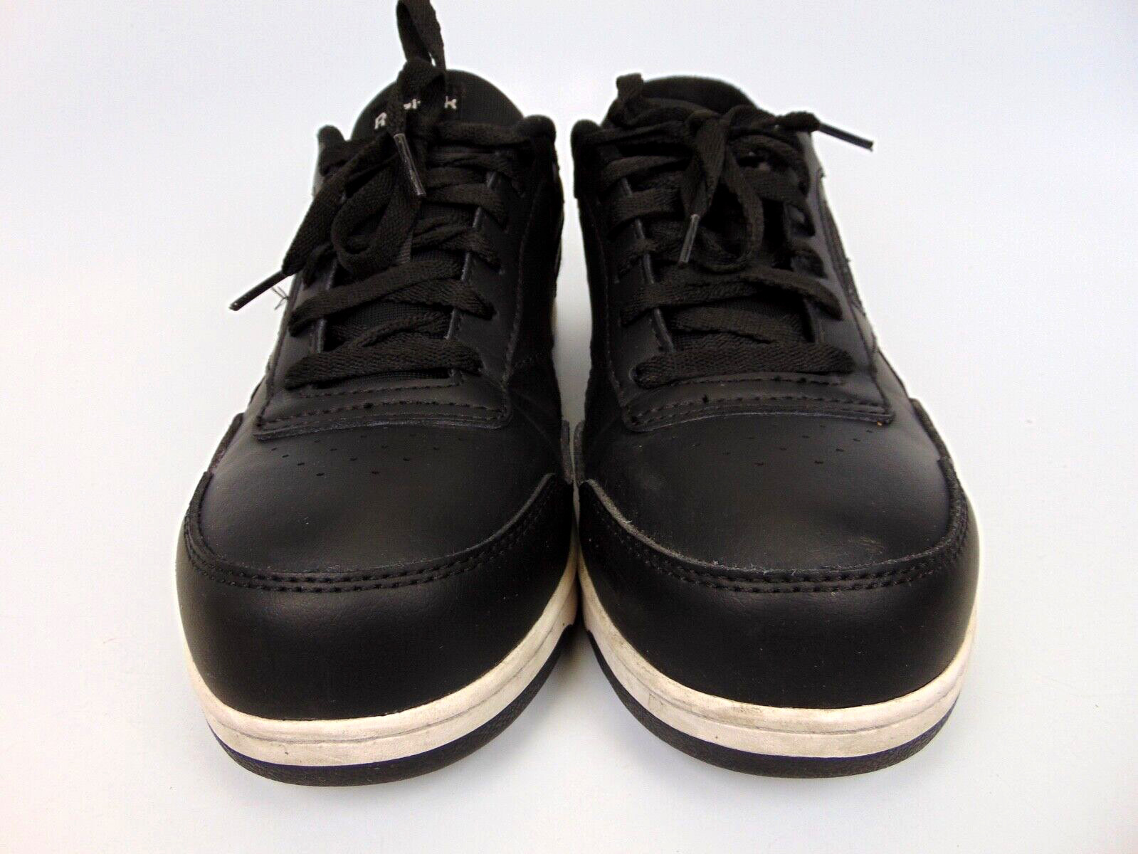 Reebok Work Club Memt EH Comp Toe Work Sneaker Women Size 9.5 WIDE Black Leather