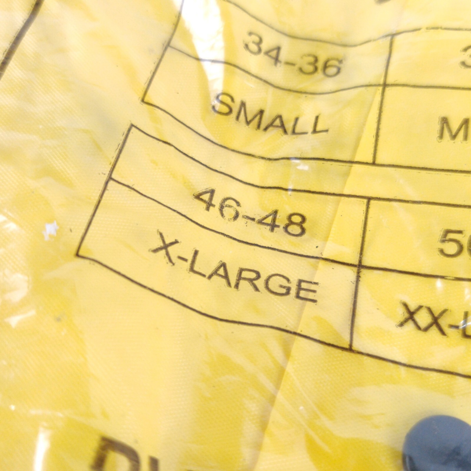 New DURAWEAR PVC/POLYESTER RAINCOAT XL 1020 NIB
