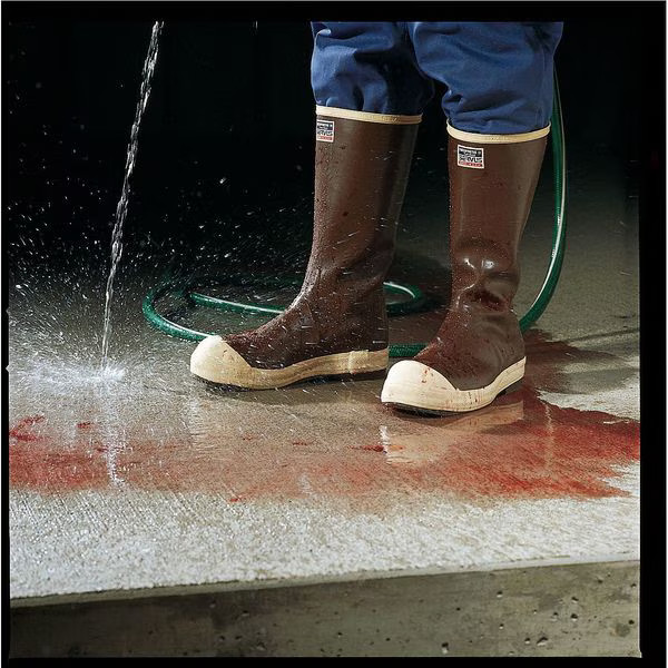 Men’s Rubber Boot, Steel Toe, Neoprene Latex Upper, Neoprene Outsole, Pull On,