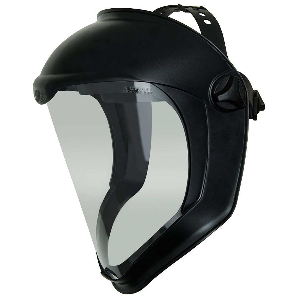 Uvex S8510 Bionic Face Shield w/ Headgear Hard Coat Anti-Fog Clear