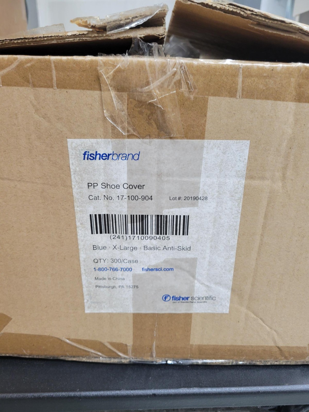 Medical PP Shoe Cover Blue – XL – Basic Anti Skid/Bag of 100