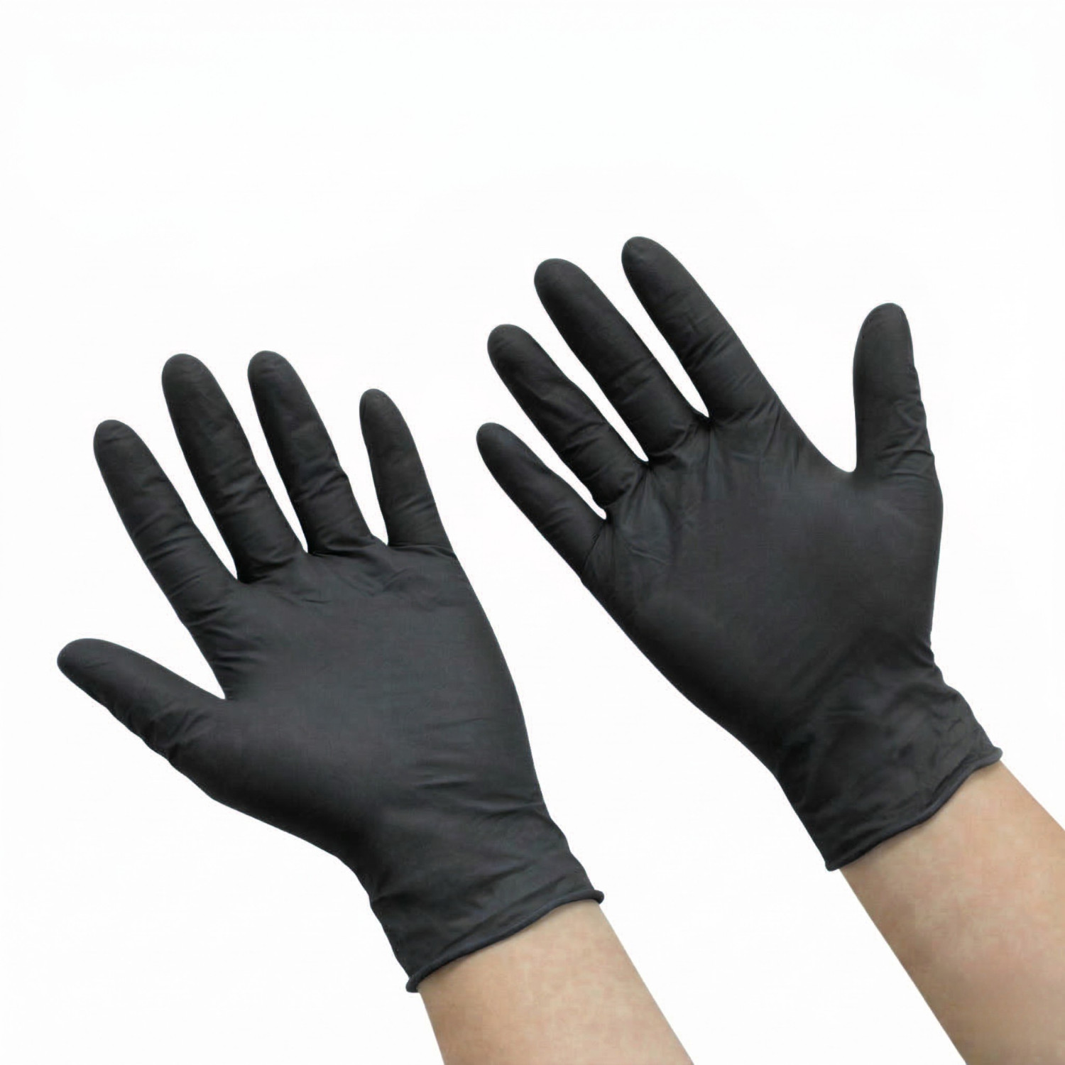 [2000 Pieces] Black Nitrile Gloves 5 Mil Powder Free, Latex Free Size: X-Large