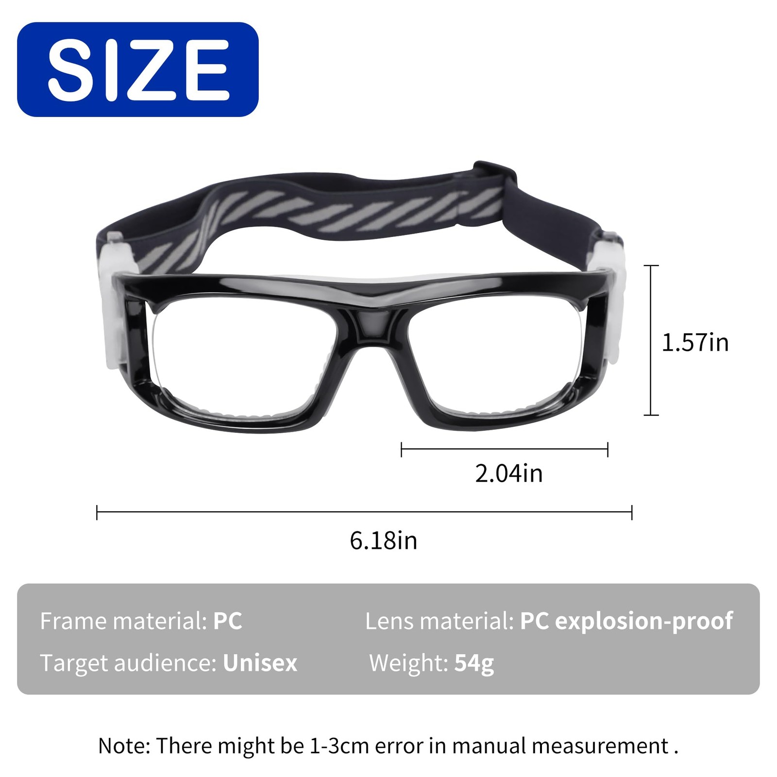 Sports Goggles Glasses Protective Safety Basketball Football Sport Glasses Me…