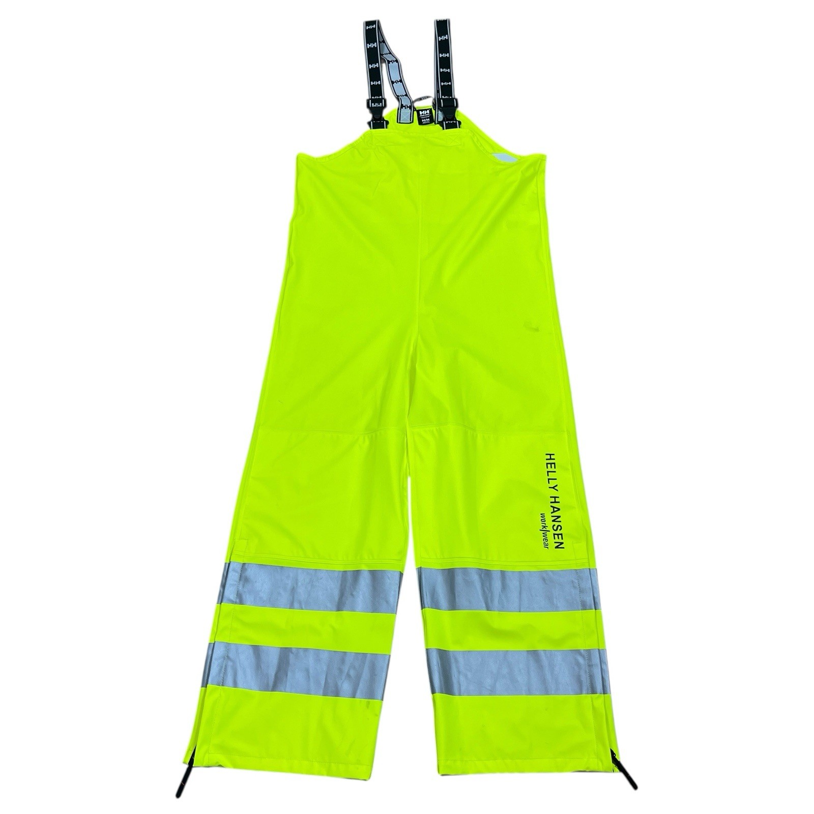 Helly Hansen Workwear Alta EN471 Bib Pants Mens M HiVis Yellow Rainwear