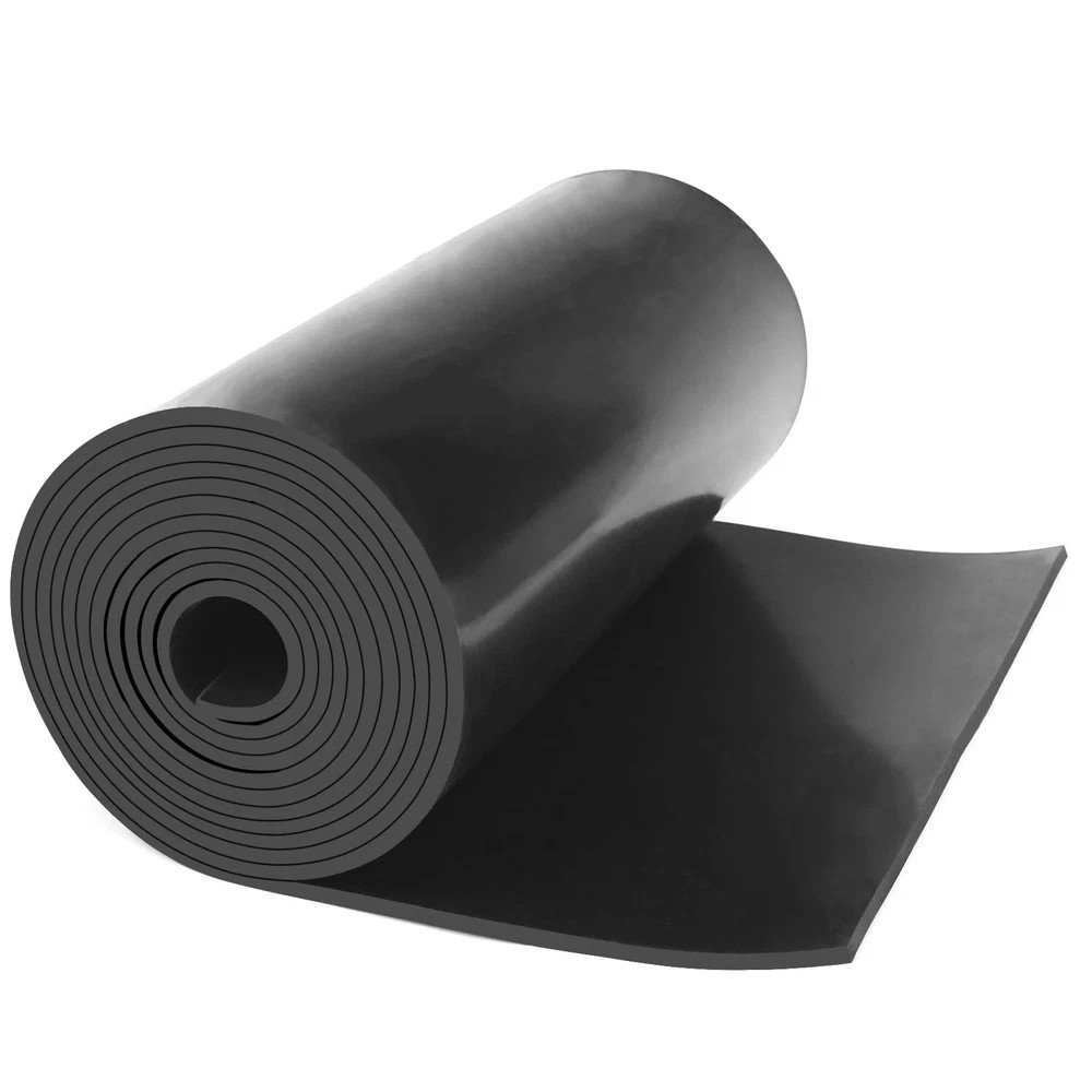 Rubber Sheet 12 Wide x 1/8 Thick 120 Long Neoprene HooTown Solid Sheets Strips