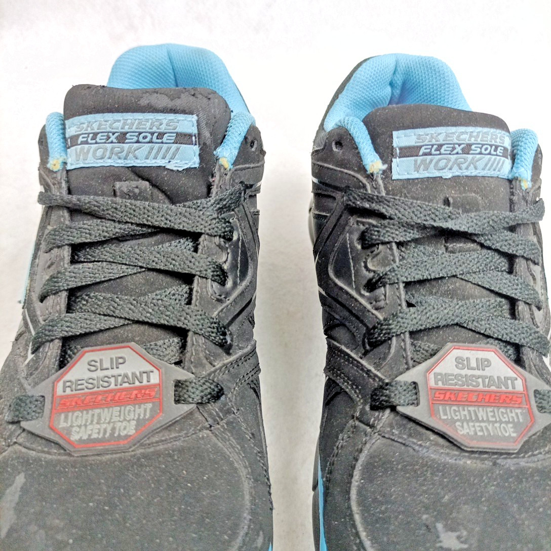 Skechers Synergy Sandlot Work Shoes Women’s 9.5 Alloy Toe EH 76553 EUC