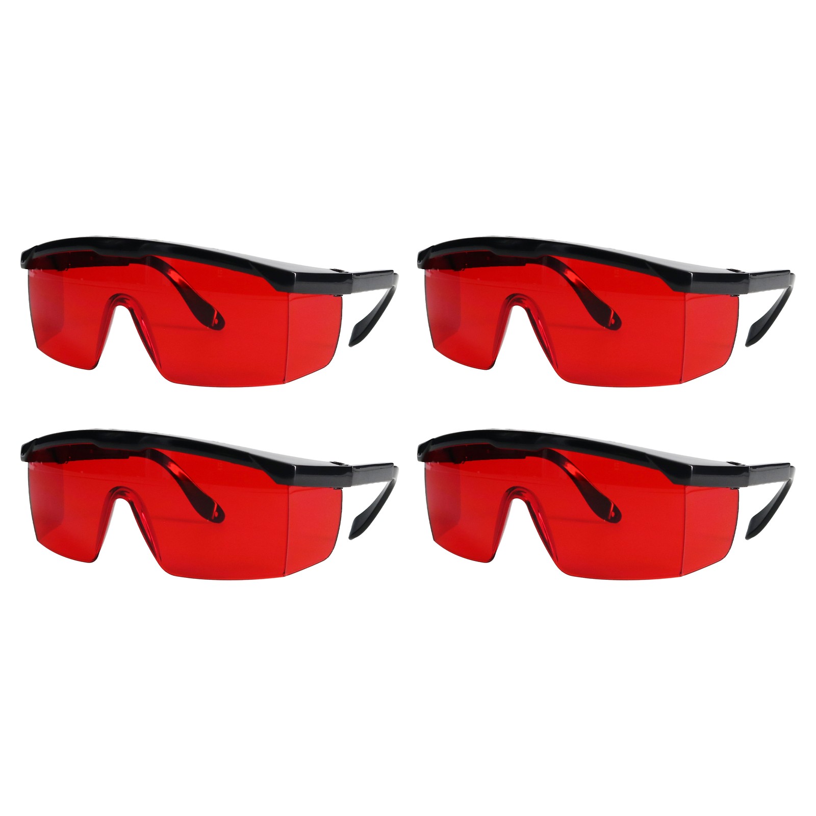 Bosch 57-GLASSES Laser View Enhancing Glasses w/ Adjustable Temple (4-Pack)