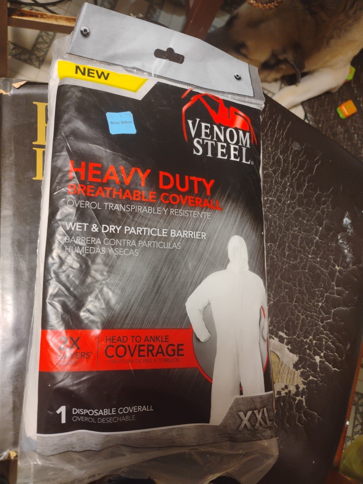 Venom Steel Heavy Duty Medline Coverall White XX-Large VENCV300XXLN