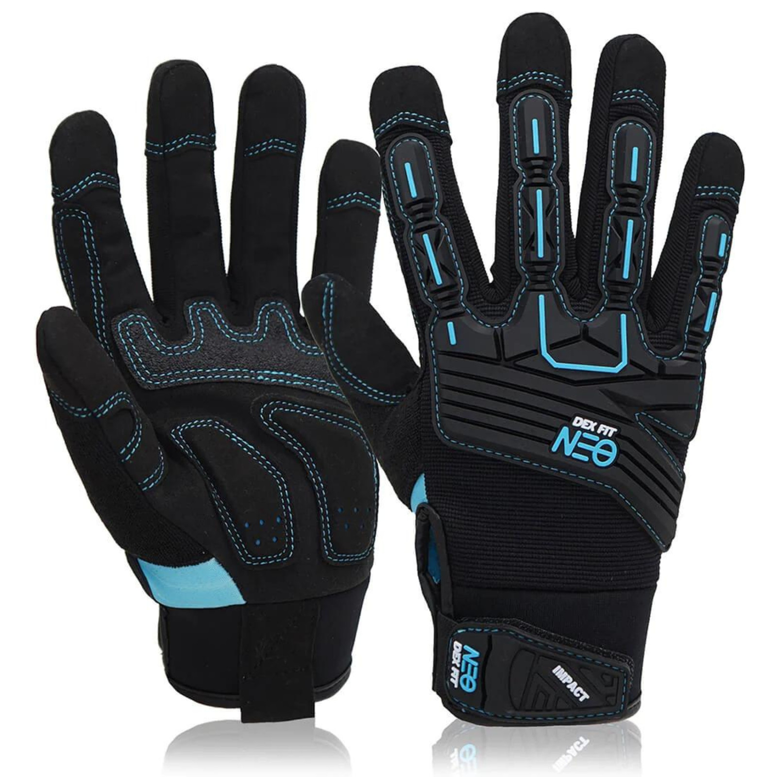 Muveen Impact Resistant Mechanic Gloves [DEX FIT NEO] (MG310G): x-large / 1 pair